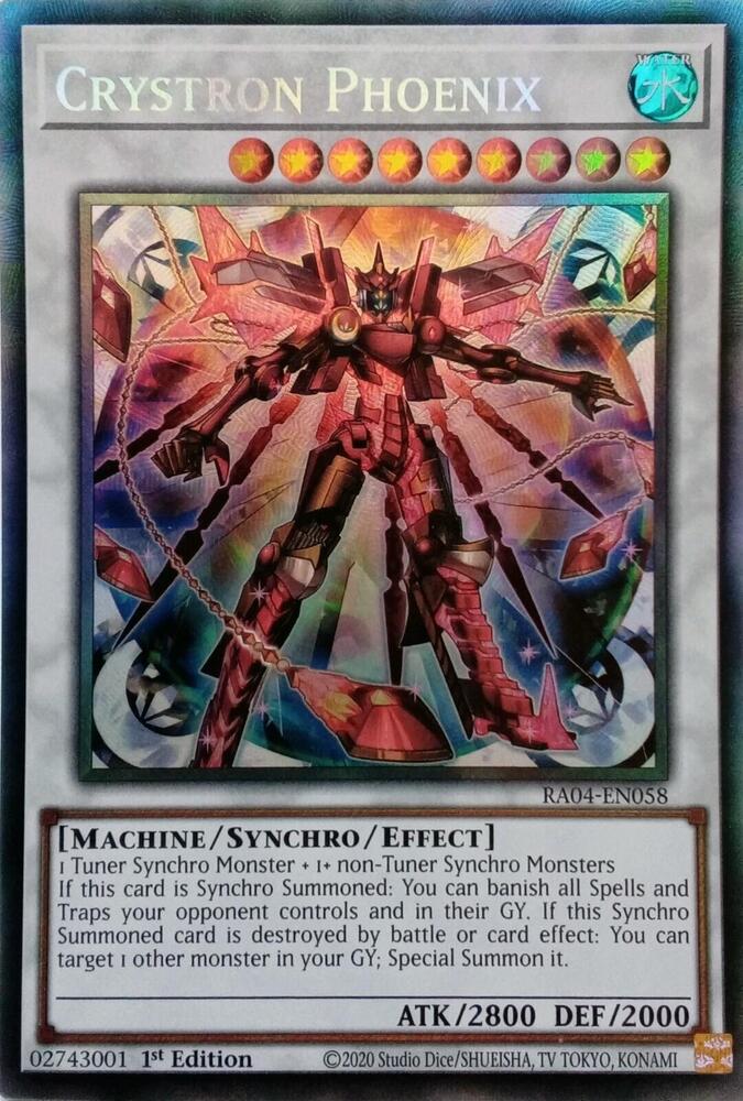 Crystron Phoenix (PCR) RA04-EN058 card from Quarter Century Stampede