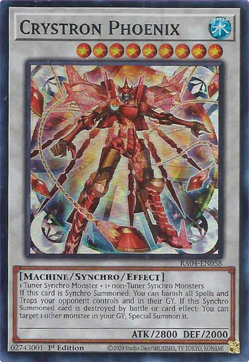 Crystron Phoenix RA04-EN058 card from Quarter Century Stampede
