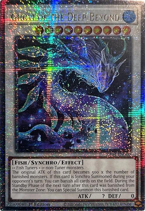 Ghoti of the Deep Beyond (Quarter Century Secret Rare) RA04-EN060 card from Quarter Century Stampede
