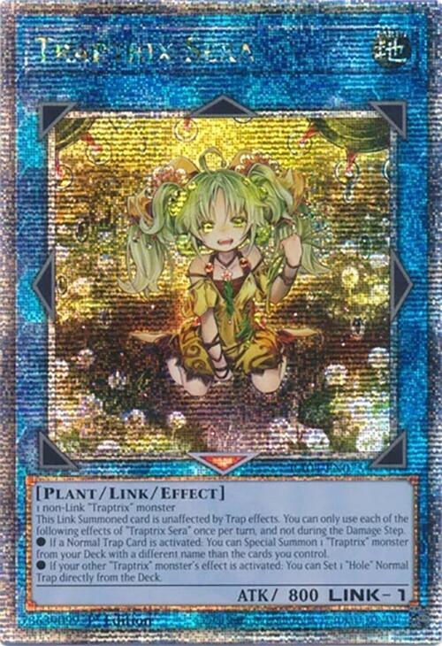 Traptrix Sera (Quarter Century Secret Rare) RA04-EN075 card from Quarter Century Stampede