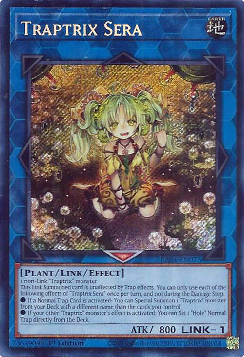 Traptrix Sera (Secret Rare) RA04-EN075 card from Quarter Century Stampede