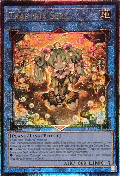 Traptrix Sera (PUR) RA04-EN075 card from Quarter Century Stampede