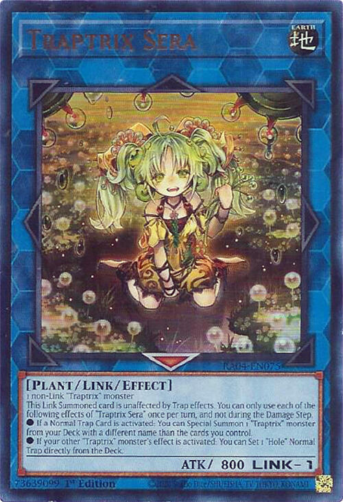 Traptrix Sera (UR) RA04-EN075 card from Quarter Century Stampede