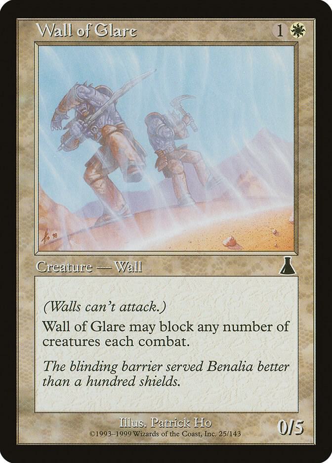 Wall of Glare 25 card from Urza's Destiny