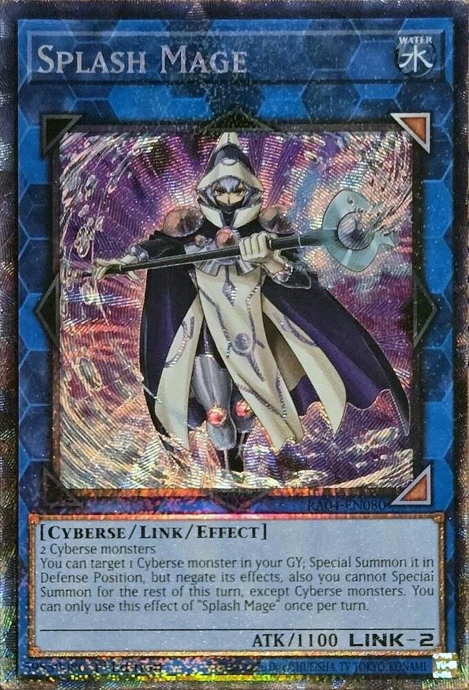 Splash Mage (PCR) RA04-EN080 card from Quarter Century Stampede