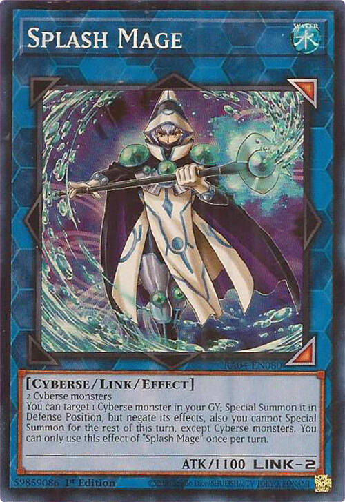 Splash Mage RA04-EN080 card from Quarter Century Stampede