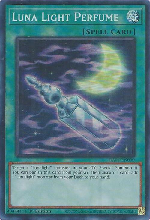 Luna Light Perfume RA04-EN090 card from Quarter Century Stampede
