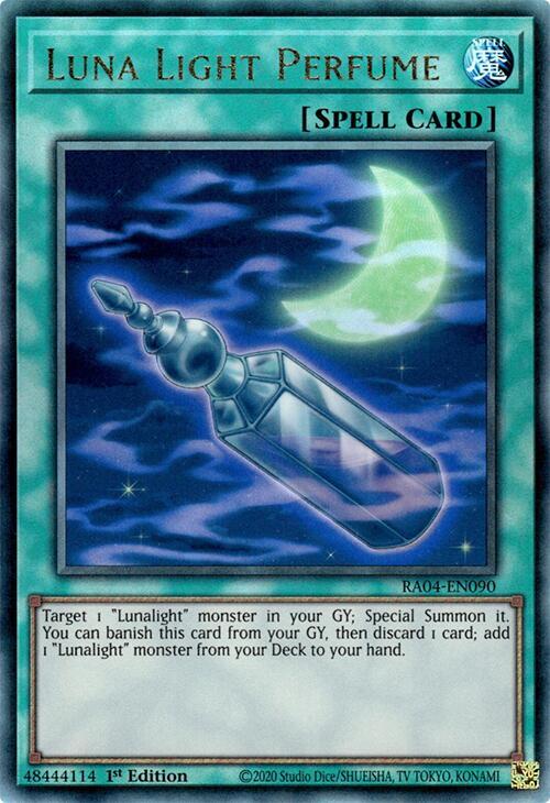 Luna Light Perfume (PUR) RA04-EN090 card from Quarter Century Stampede