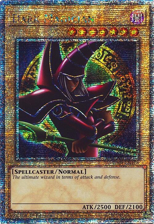 Dark Magician (Arkana) (Quarter Century Secret Rare) RA04-EN106 card from Quarter Century Stampede