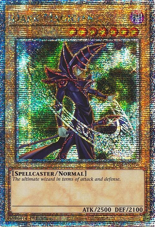 Dark Magician (6th Art) (Quarter Century Secret Rare) RA04-EN106 card from Quarter Century Stampede