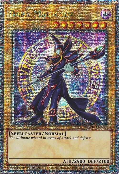 Dark Magician (8th Art) (Quarter Century Secret Rare) RA04-EN106 card from Quarter Century Stampede