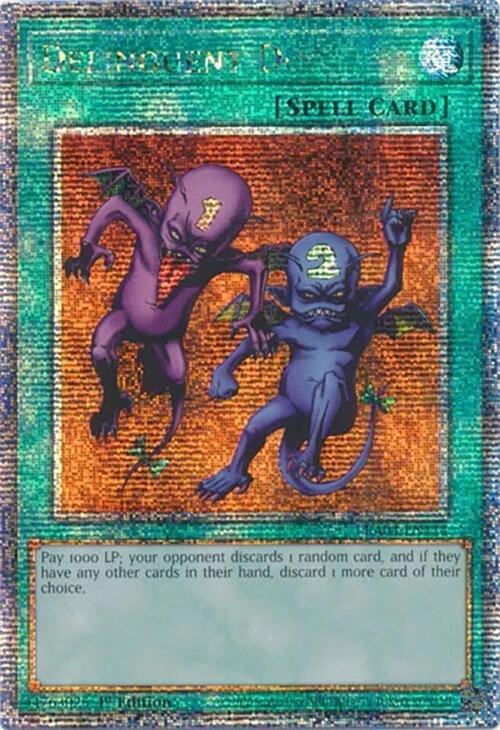 Delinquent Duo (Quarter Century Secret Rare) RA04-EN114 card from Quarter Century Stampede