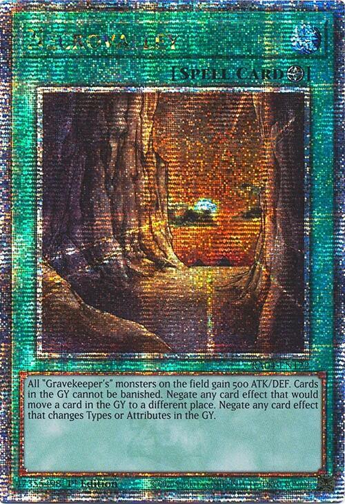 Necrovalley (Quarter Century Secret Rare) RA04-EN122 card from Quarter Century Stampede