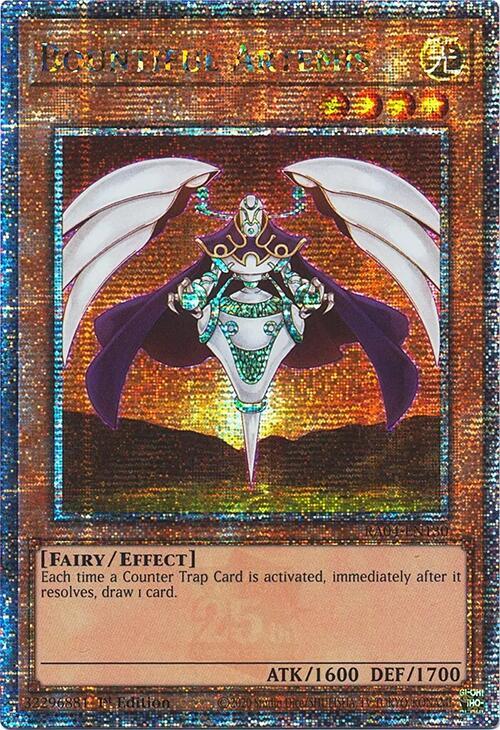 Bountiful Artemis (Quarter Century Secret Rare) RA04-EN130 card from Quarter Century Stampede