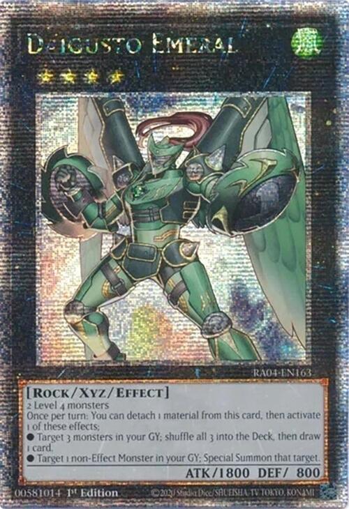 Daigusto Emeral (Quarter Century Secret Rare) RA04-EN163 card from Quarter Century Stampede