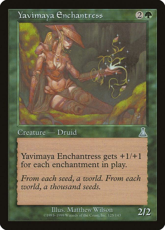 Yavimaya Enchantress 125 card from Urza's Destiny
