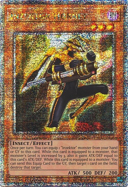 Inzektor Hornet (Quarter Century Secret Rare) RA04-EN171 card from Quarter Century Stampede