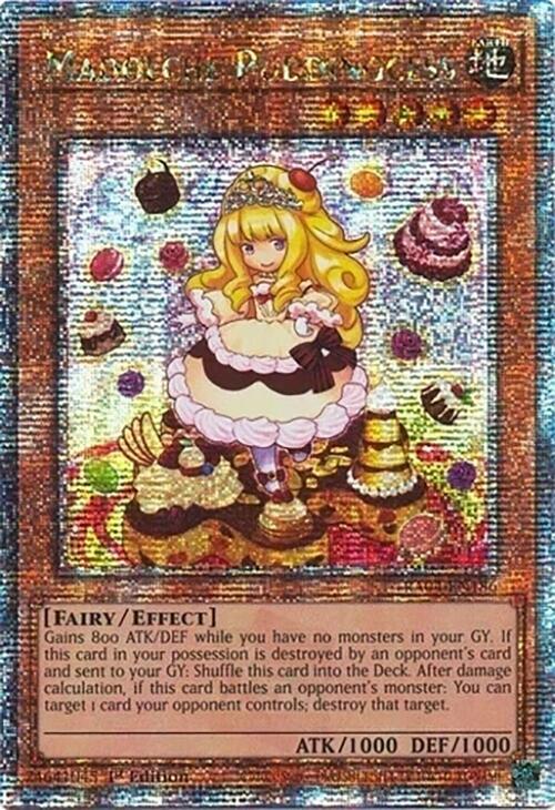 Madolche Puddingcess (Quarter Century Secret Rare) RA04-EN186 card from Quarter Century Stampede