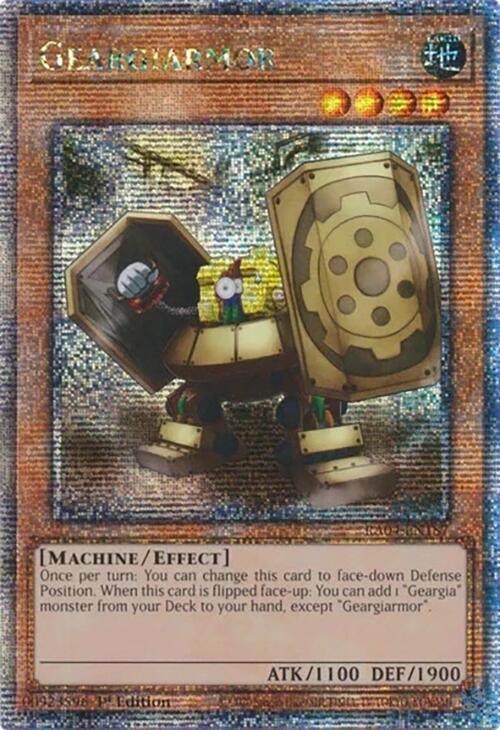 Geargiarmor (Quarter Century Secret Rare) RA04-EN187 card from Quarter Century Stampede