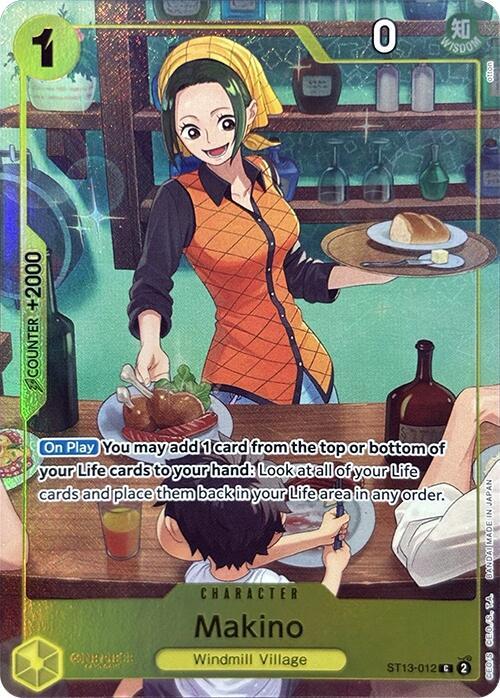Makino (Premium Card Collection -Best Selection Vol. 3-) ST13-012 card from One Piece Promotion Cards