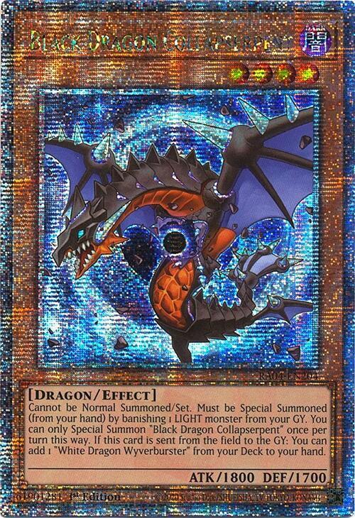 Black Dragon Collapserpent (Quarter Century Secret Rare) RA04-EN204 card from Quarter Century Stampede