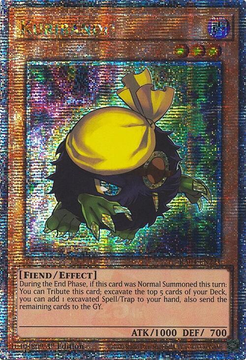 Kuribandit (Quarter Century Secret Rare) RA04-EN221 card from Quarter Century Stampede