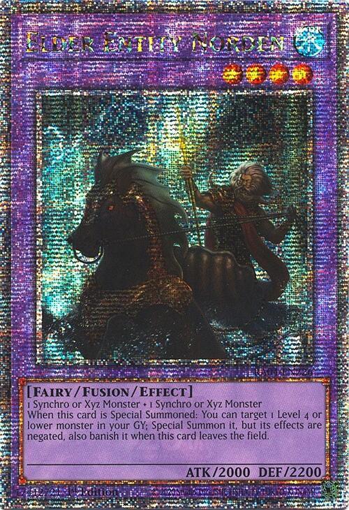 Elder Entity Norden (Quarter Century Secret Rare) RA04-EN226 card from Quarter Century Stampede