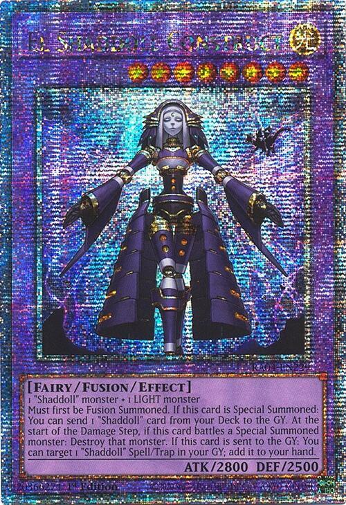 El Shaddoll Construct (Quarter Century Secret Rare) RA04-EN229 card from Quarter Century Stampede