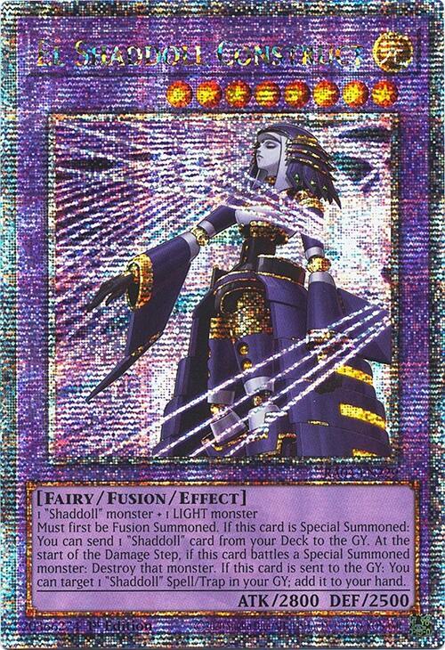 El Shaddoll Construct (Quarter Century Secret Rare) (Alternate Art) RA04-EN229 card from Quarter Century Stampede