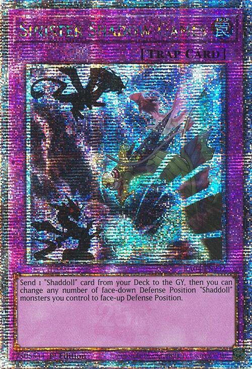 Sinister Shadow Games (Quarter Century Secret Rare) RA04-EN232 card from Quarter Century Stampede