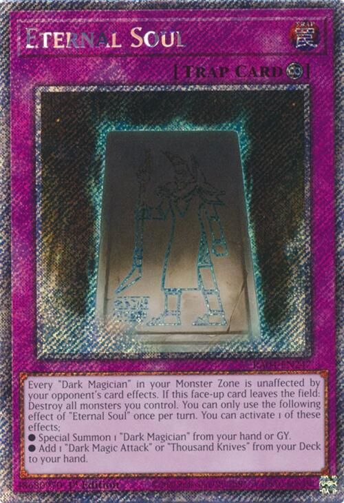 Eternal Soul (Platinum Secret Rare) RA04-EN247 card from Quarter Century Stampede