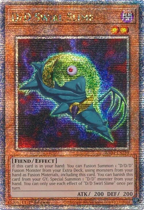 D/D Swirl Slime (Quarter Century Secret Rare) RA04-EN258 card from Quarter Century Stampede