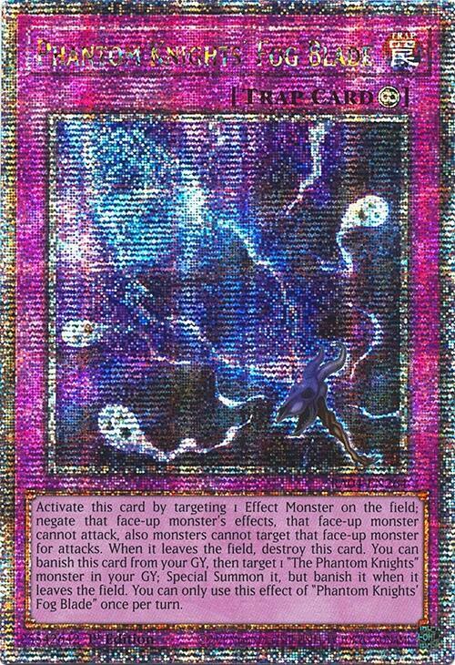 Phantom Knights' Fog Blade (Quarter Century Secret Rare) RA04-EN264 card from Quarter Century Stampede