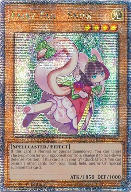 Fairy Tail - Snow (Quarter Century Secret Rare) RA04-EN269 card from Quarter Century Stampede
