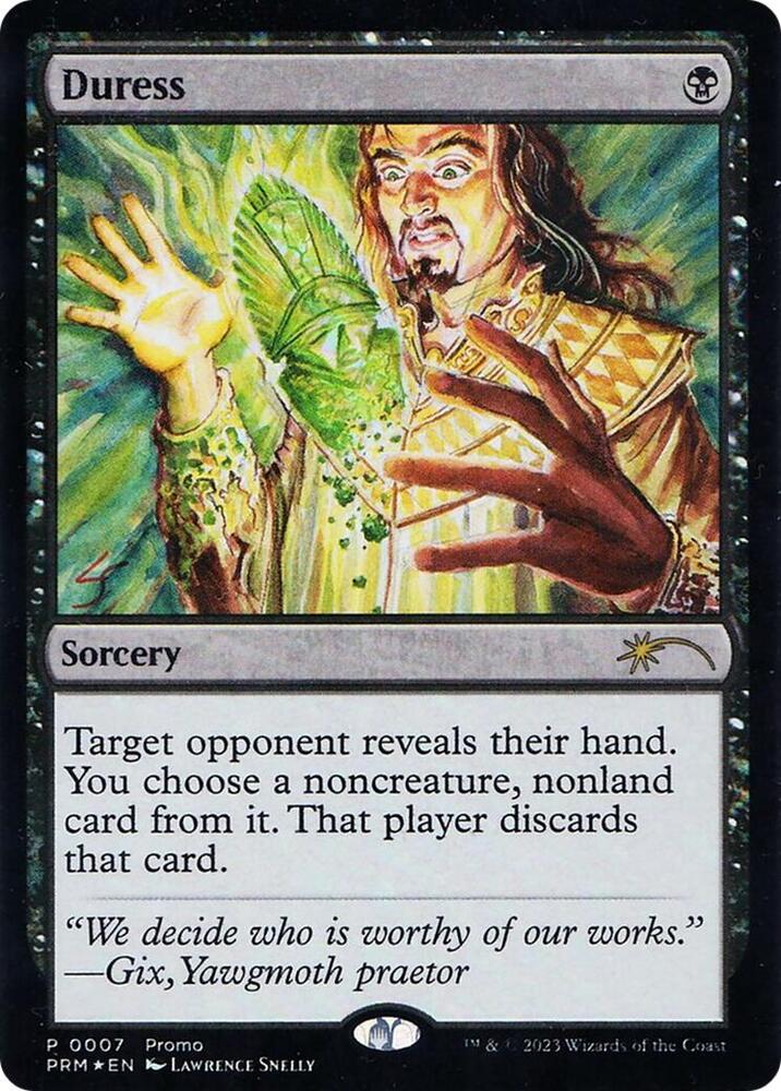 Duress (Graphic Novel Insert) 7 card from Media Promos