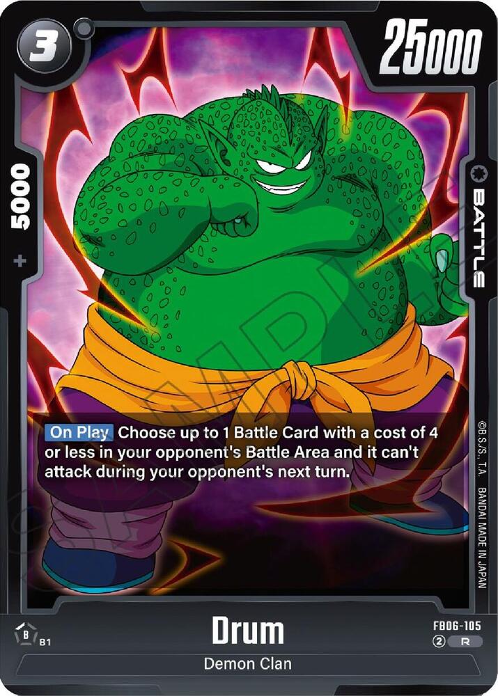 Drum FB06-105 card from Rivals Clash