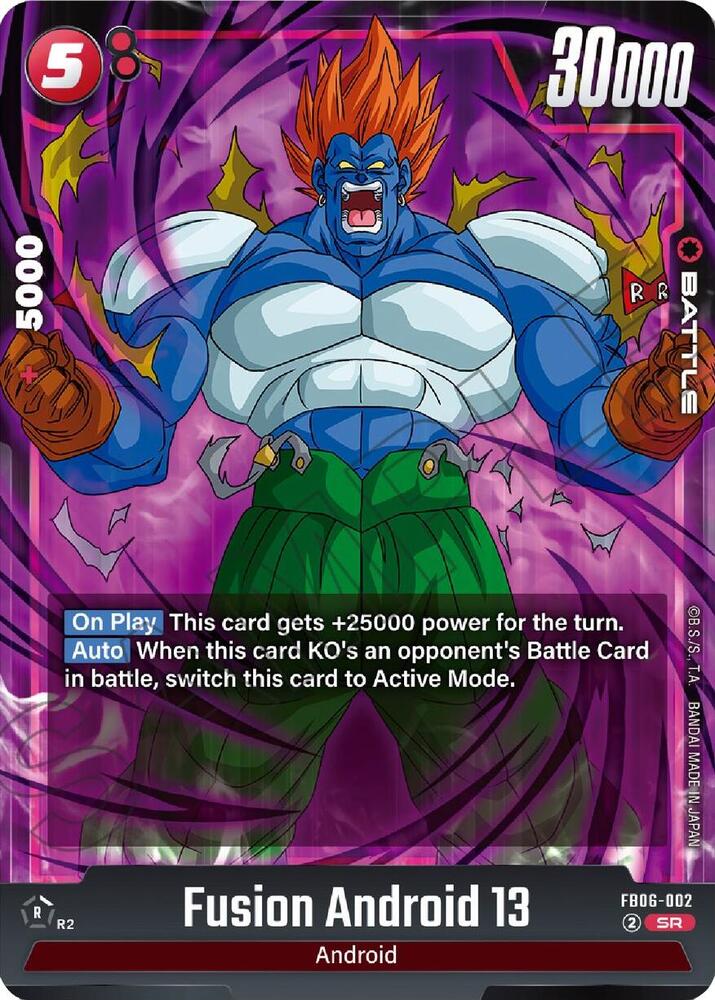 Fusion Android 13 FB06-002 card from Rivals Clash