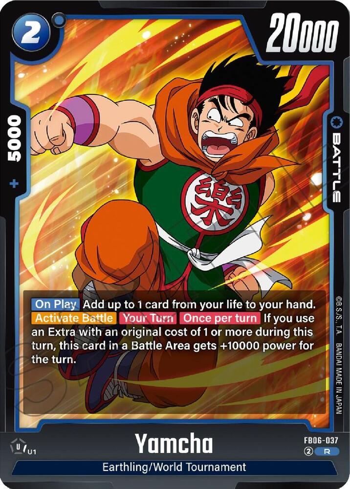 Yamcha FB06-037 card from Rivals Clash