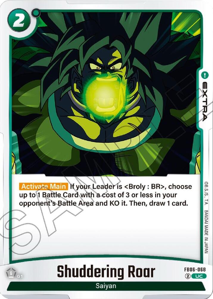 Shuddering Roar FB06-068 card from Rivals Clash