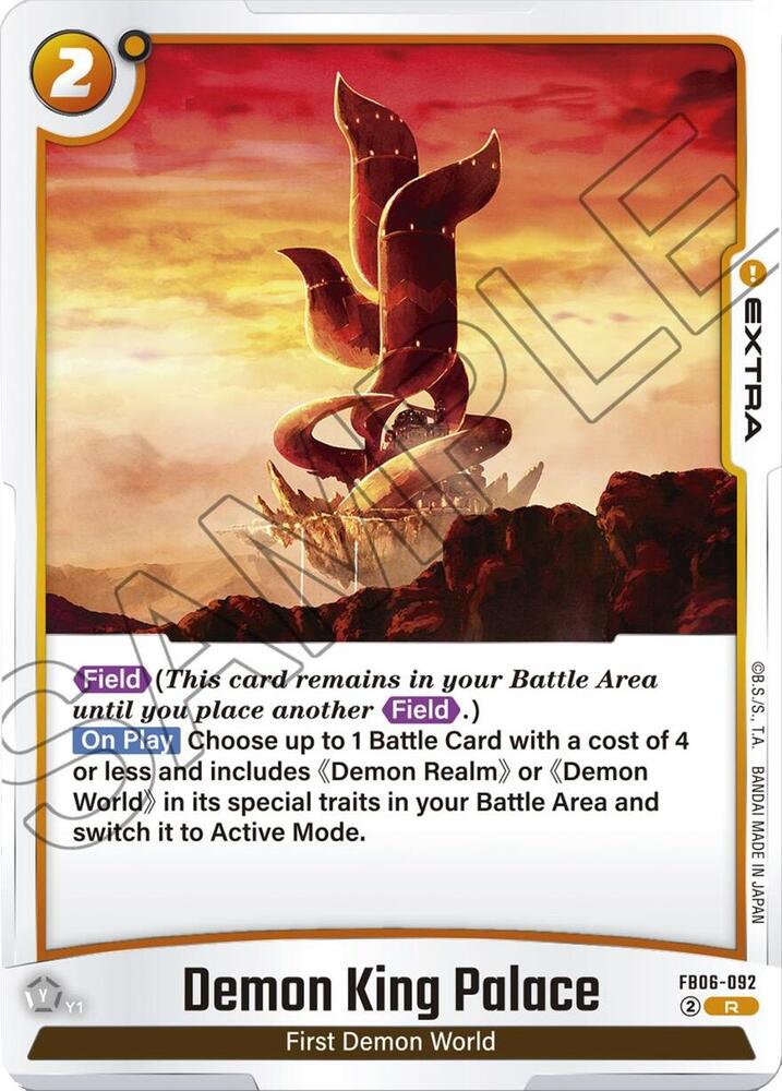 Demon King Palace FB06-092 card from Rivals Clash