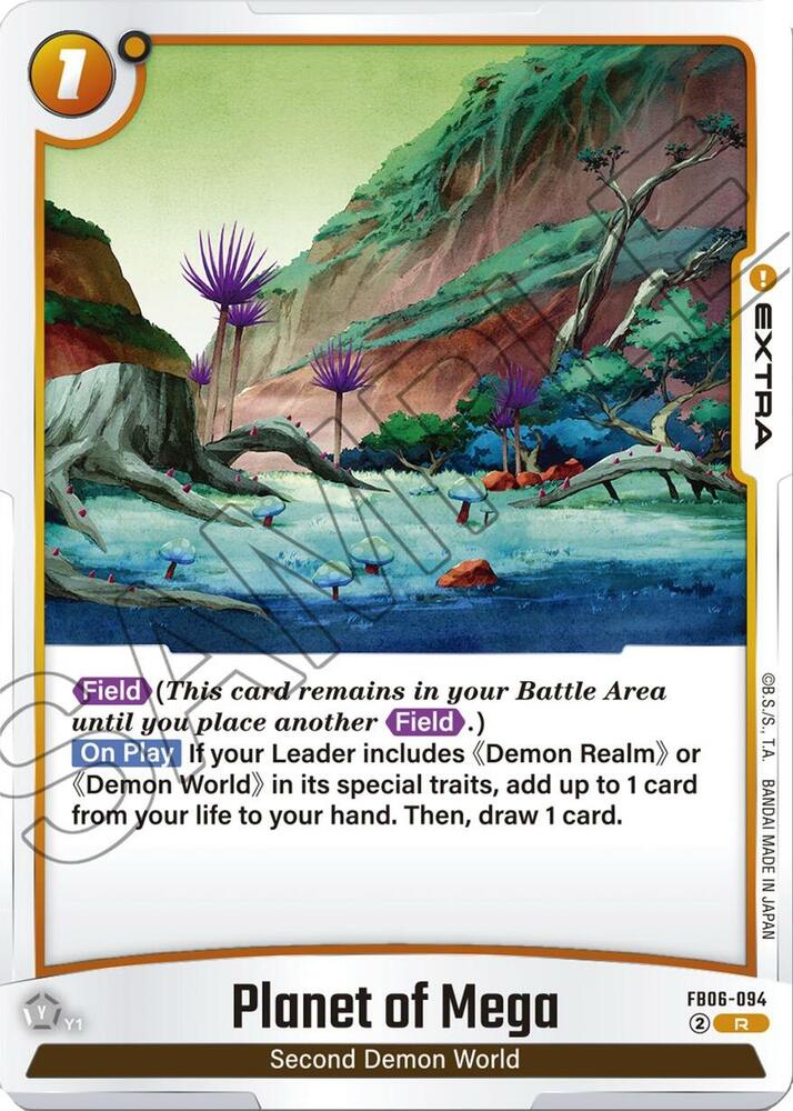 Planet of Mega FB06-094 card from Rivals Clash