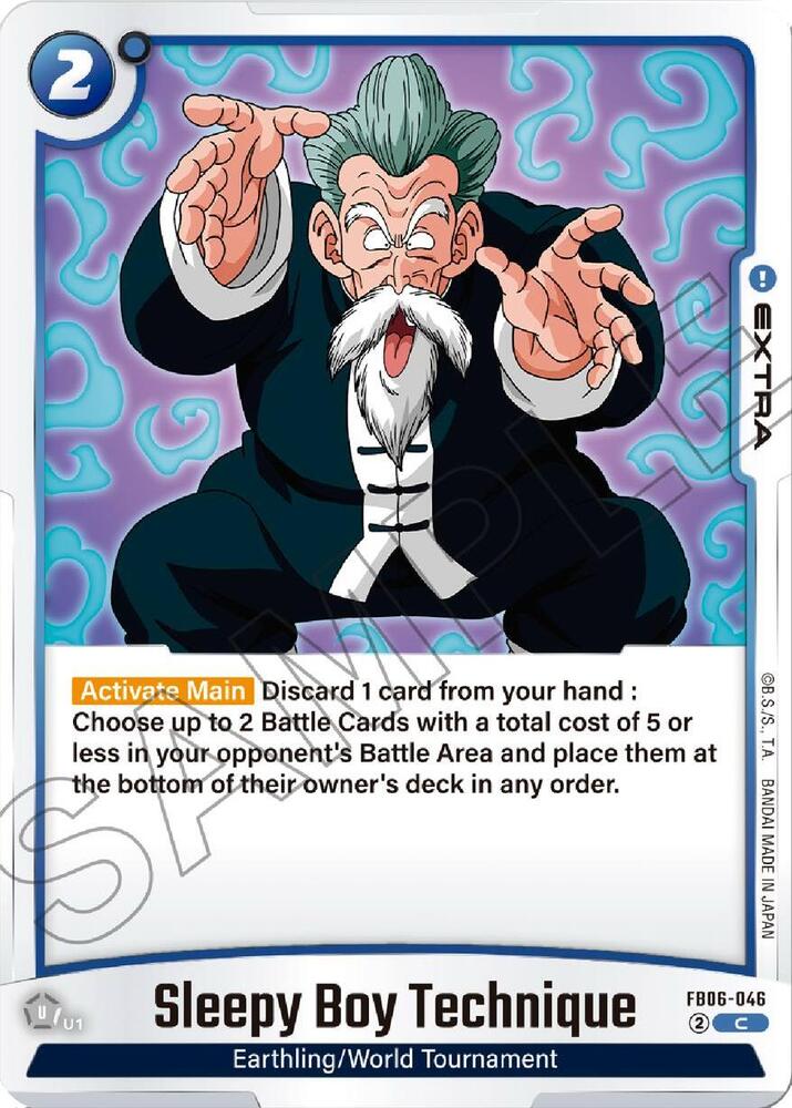 Sleepy Boy Technique FB06-046 card from Rivals Clash