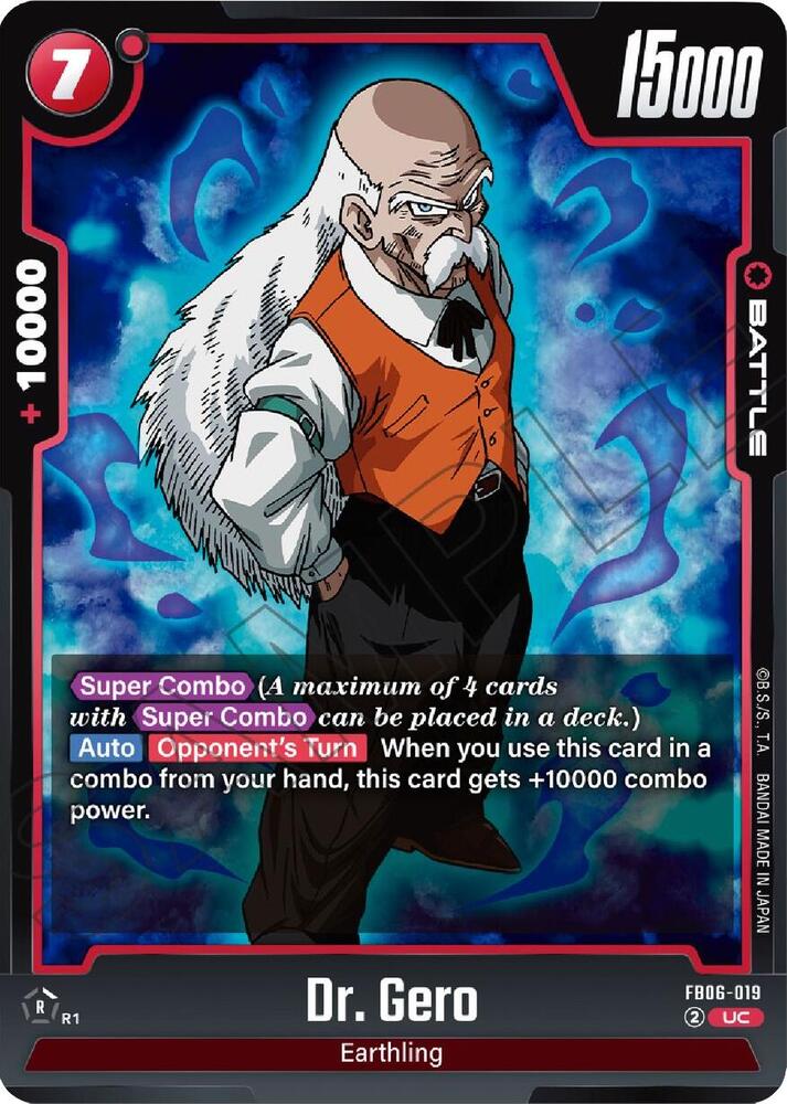 Dr. Gero FB06-019 card from Rivals Clash