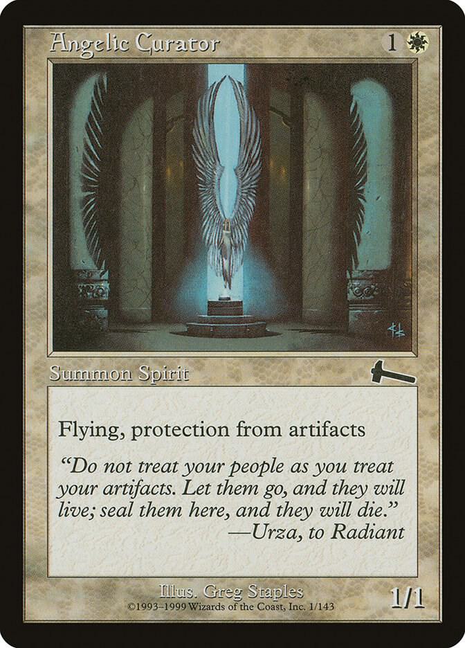 Angelic Curator 1 card from Urza's Legacy