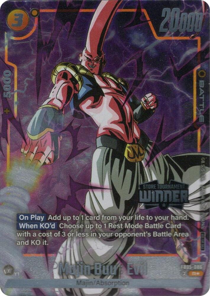 Majin Buu : Evil (Tournament Pack -Winner- 06) FB05-086 card from Tournament and Championship Promos