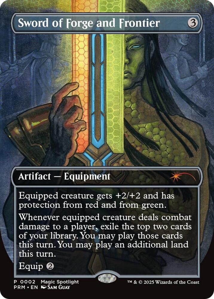 Sword of Forge and Frontier (Borderless) 2 card from Unique and Miscellaneous Promos