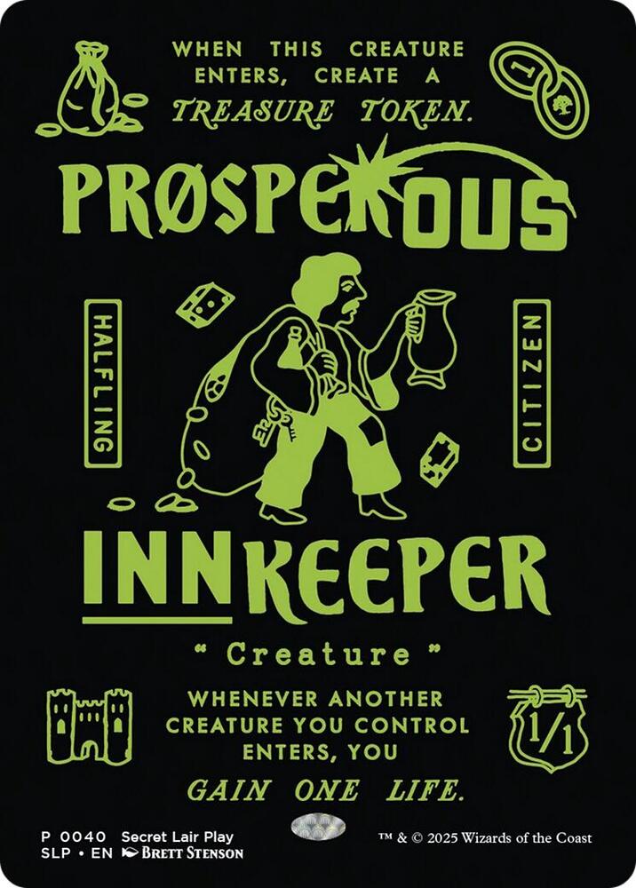 Prosperous Innkeeper 40 card from Secret Lair Showdown