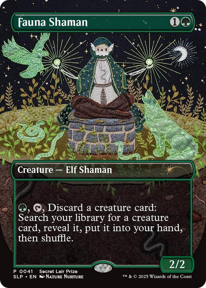 Fauna Shaman 41 card from Secret Lair Showdown