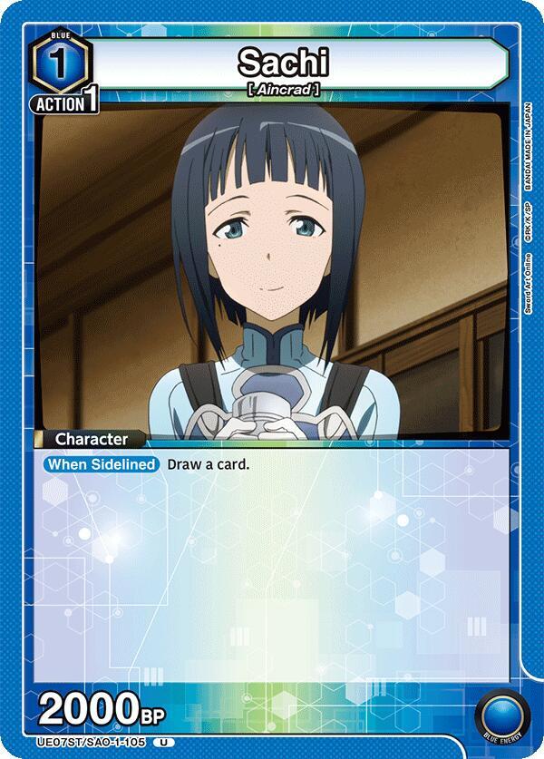 Sachi UE07ST/SAO-1-105 card from UE07ST: Sword Art Online Starter Deck