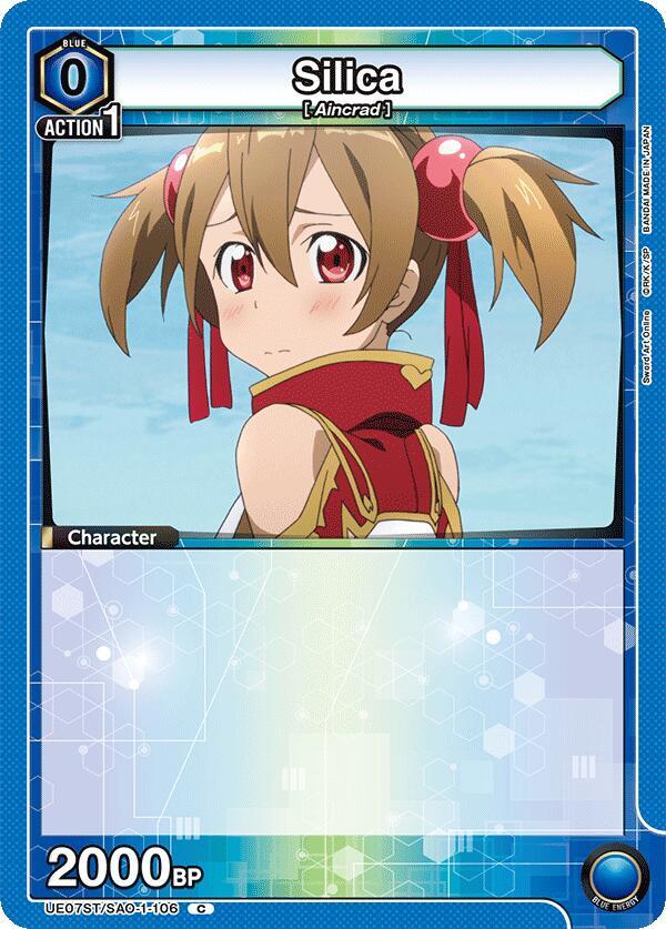 Silica UE07ST/SAO-1-106 card from UE07ST: Sword Art Online Starter Deck